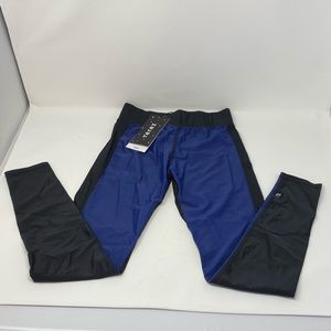 ZARA TEREZ**Blue/Black Leggings**Large $58
